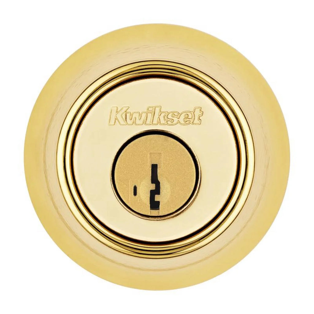 RCAL - Kwikset Deadbolt, 660 SMT Security CP Quantity 1 Polished 3 RCS Brass Single-Cylinder K6