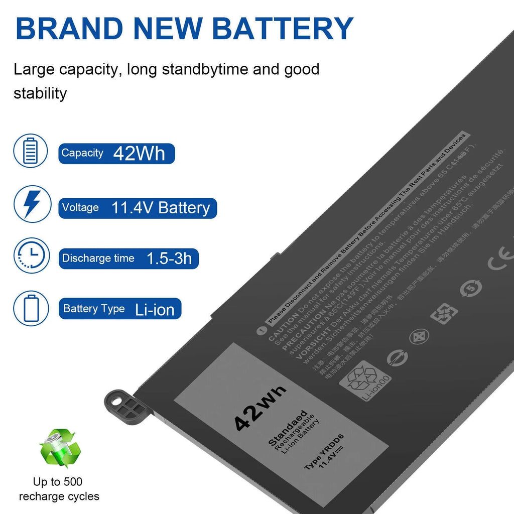 for 5590 5490 Dell 5481 Battery Vostro 3491 5581,Vostro YRDD6