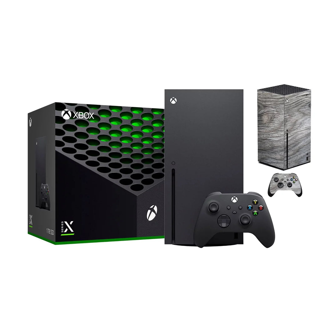 Controller Mytrix Gray Xbox Wireless Bundle Body Wooden Latest with Skin Black Full Customized Ash 2021 Technology Console SSD and Gaming 1TB