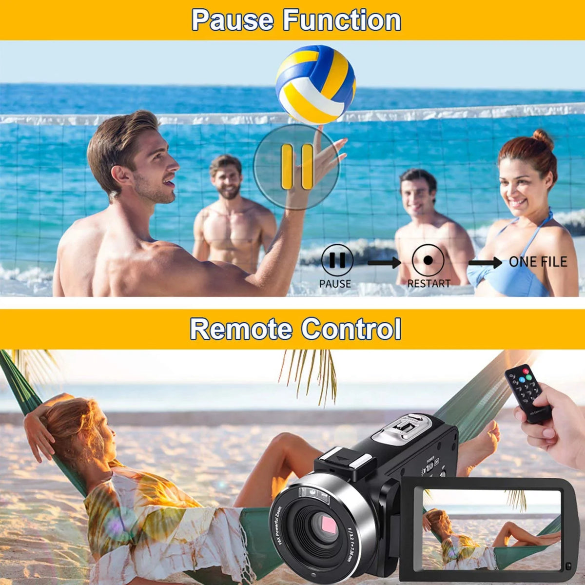 Video IR Vlogging Camera Recorder Camera Camcorder HD Youtube Vision Night for Full Video Camera MARVUE 2.7K Digital 30FPS 30MP