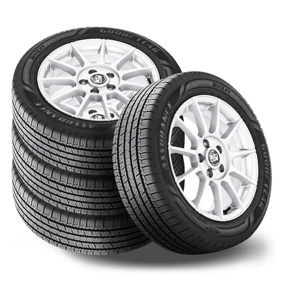 Maxlife Fits: 110932545 SET Mileage 85K Set CXL, / Enclave 2007-08 Assurance 255/60/19 255/60R19 4 XR Outlook / Tires All Season 2010 2556019 Saturn 108H of Goodyear Buick