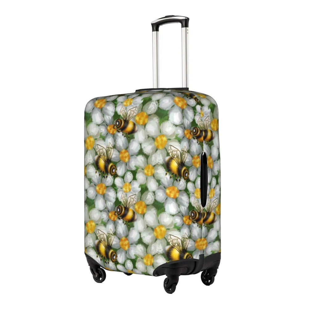 Luggage Flower Cover Suitcase Kll Bees Protector- And Suitcase Cover