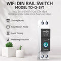 Wifi Circuit Switch Home Home Smart Can Wireless Remotely Metering Function Breaker Control Smart Switch With