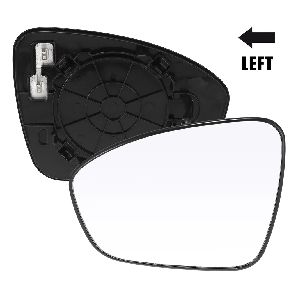 with Plate Backing Mirror Glass Vehicle Rearview 2020 2021 Heated Nissan for Replacement Left Car Side Sentra Driver