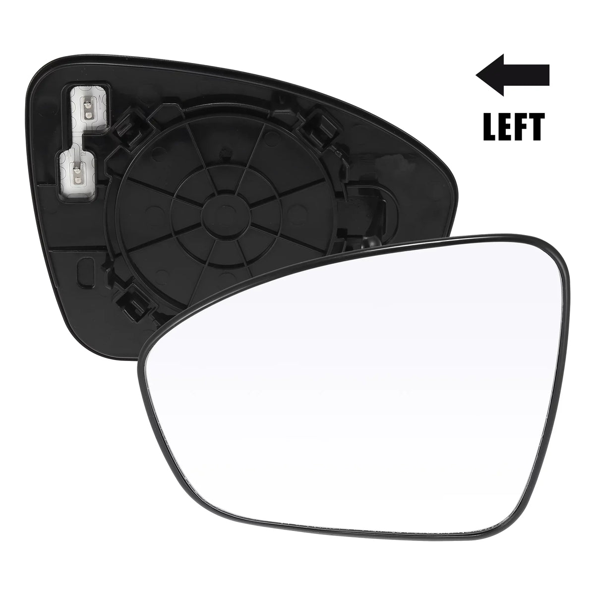 with Plate Backing Mirror Glass Vehicle Rearview 2020 2021 Heated Nissan for Replacement Left Car Side Sentra Driver