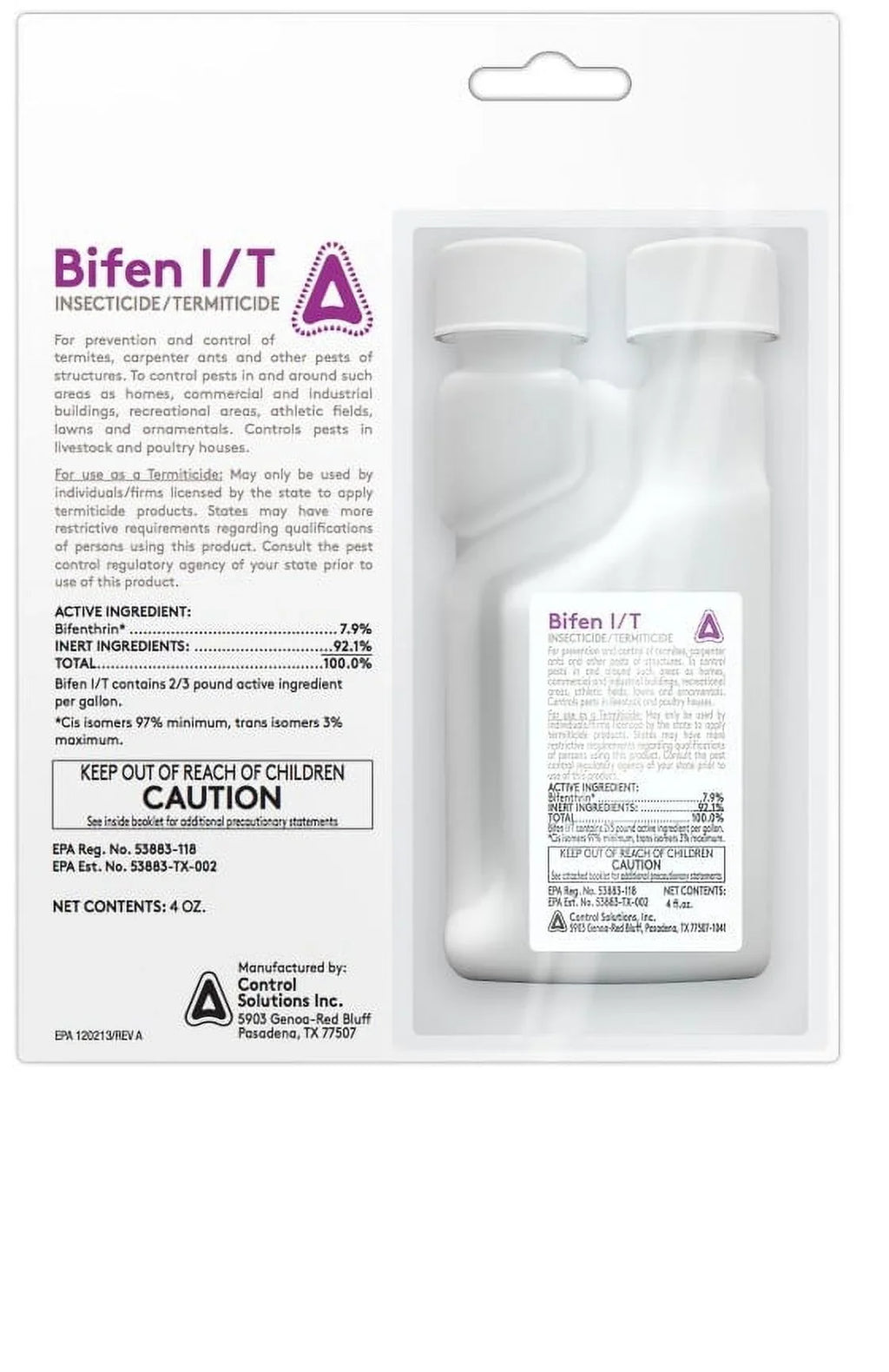 Insecticide Bifenthrin as Bifen Pro IT Talstar Same 16oz-