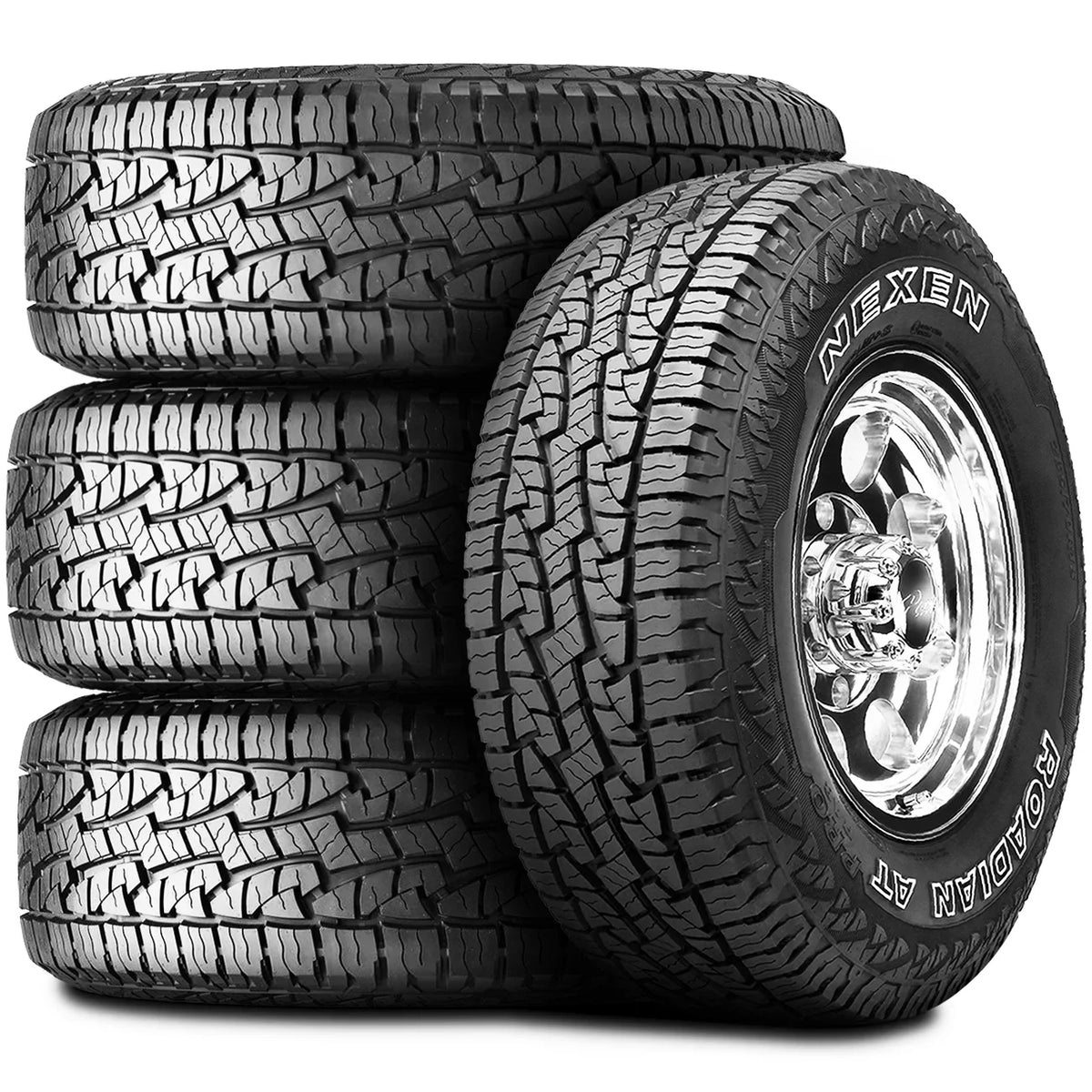 Honda Ford RA8 A/T All of AT 2013 Sport Fits: Explorer 106S (FOUR) 4 EX-L, 2004-07 Tires Roadian Set 235/70R16 Pilot Terrain Pro Nexen
