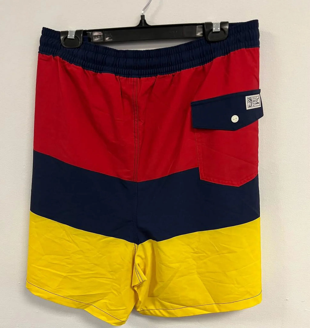 Classic Ralph Swim Trunks, Traveler Men’s Polo Lauren 5.75¨ Multi,4XB