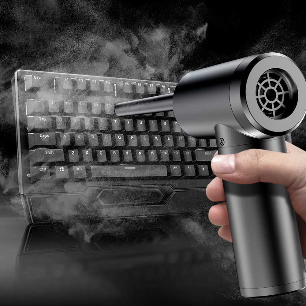 Light, Duster, Fast Air Air LED Portable Electric Cordless with Blower Compressed Computer Air Keyboard 6000mAh Duster Charge for Rechargeable 50000RPM