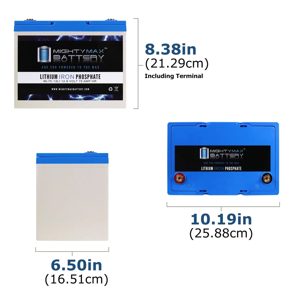 Battery 75AH Quantum Lithium Replacement R-4000 12V for