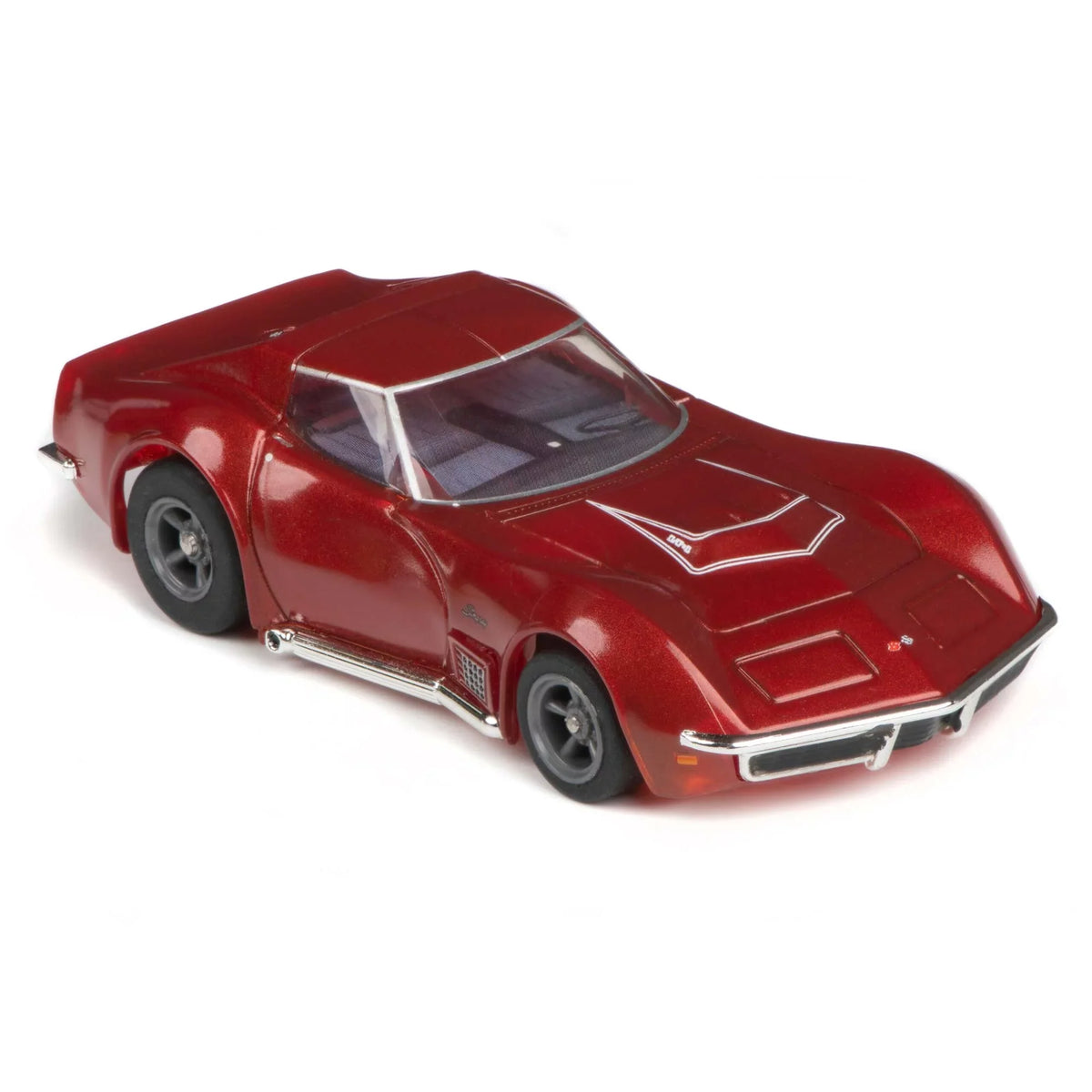 AFX22038 Racing Metallic Corvette HO 1970 Cars AFX/Racemasters Red Slot LT1
