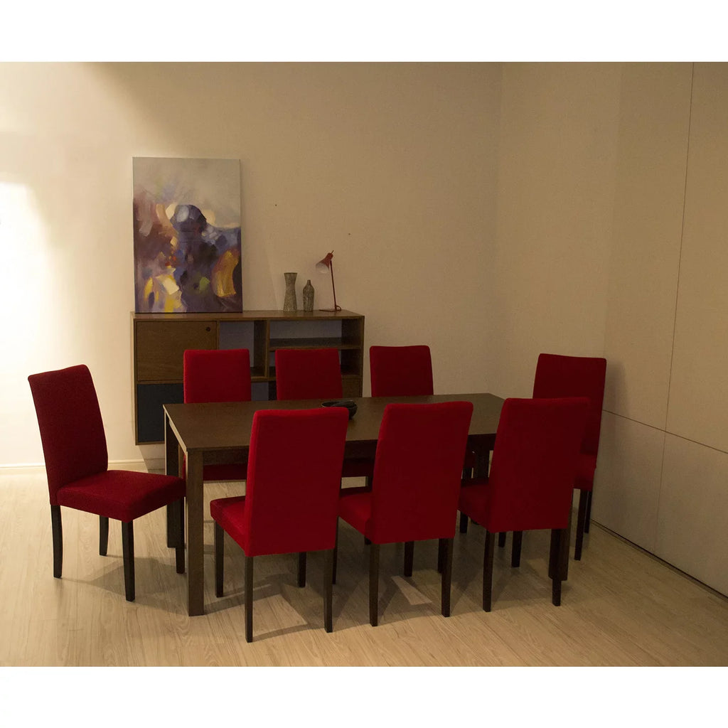 Warehouse 8) (Set Tiffany of Shino 39-inch Crimson Linen of Dining Chairs