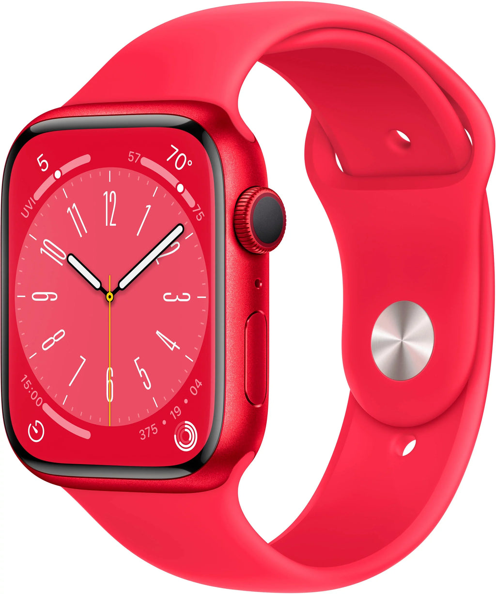 MNUU3LL/A Restored Band (PRODUCT)RED 45mm Sport - (Refurbished) (PRODUCT)RED Apple Aluminum Watch 8 8 Series Gen