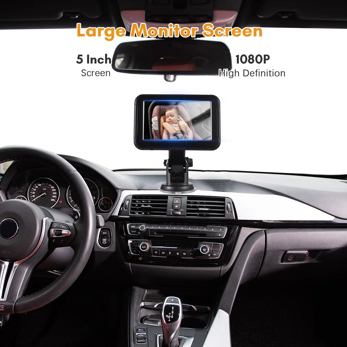 150° Car Baby 5 Seat Camera Seat Seat Mirror Invigilator,Camera Rear 5 Monitor Monitor 150° Car Mirror Car View Display Baby Wide View 5 Wide Vision Inch Car Baby Dazzduo Seat Baby Inch Display