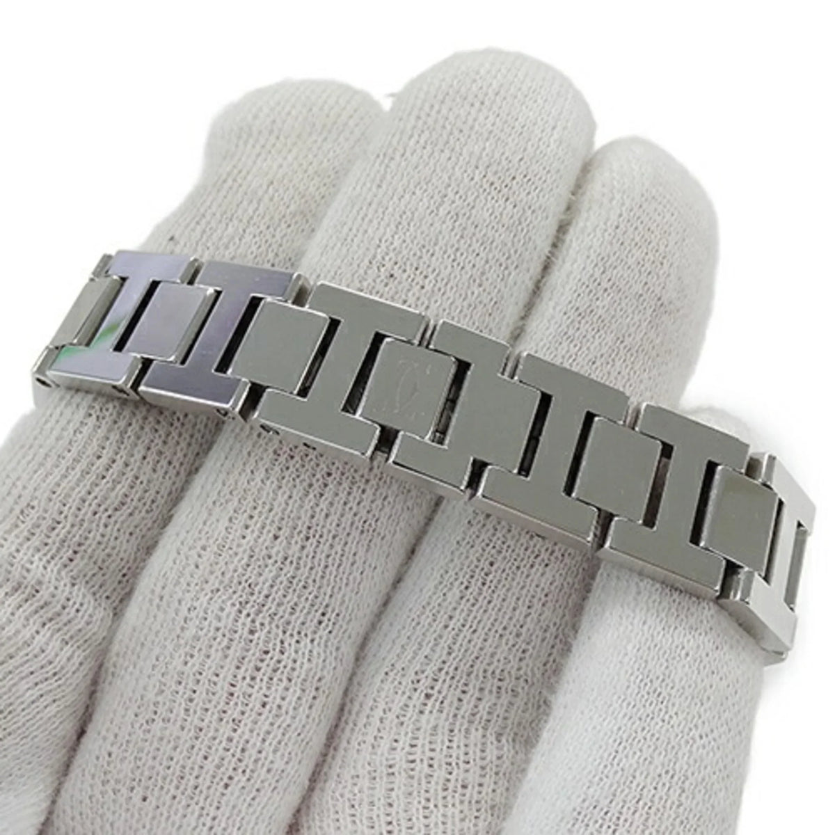 Stainless Miss Steel, Pasha SS, Polished Quartz, (Good) Ladies W3140007, Silver, Watch, Pre-Owned Cartier