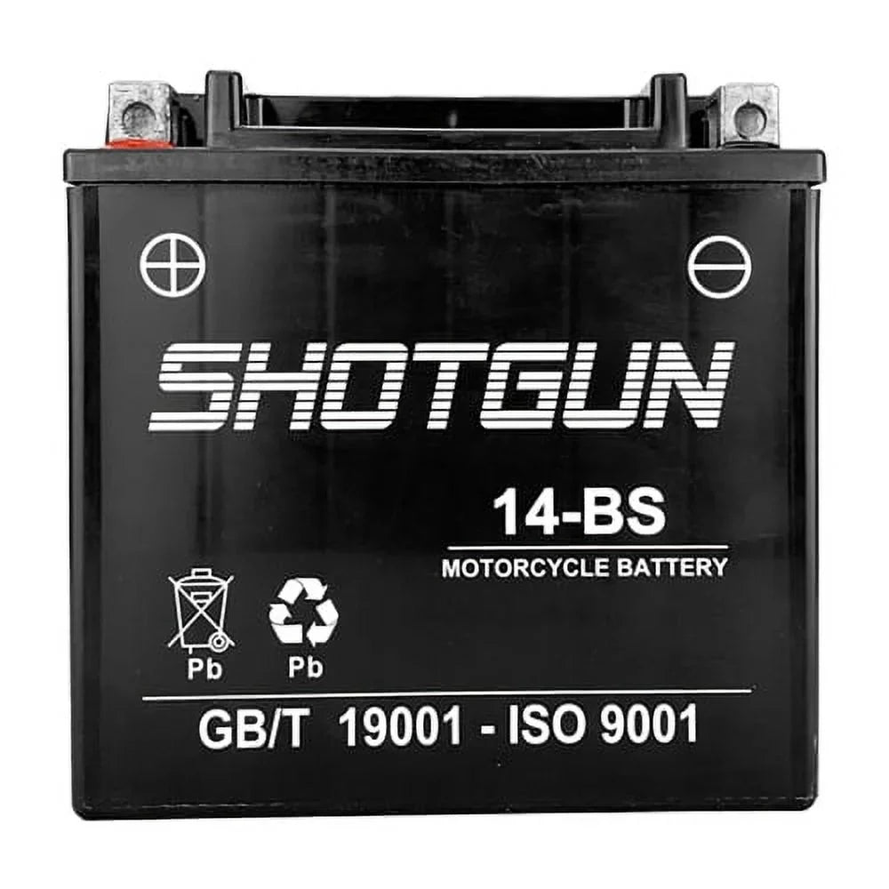 Battery Yamaha - Replacement For Powersports 2007 PZ50FX Phazer 2007 YTX14-BS Shotgun FX