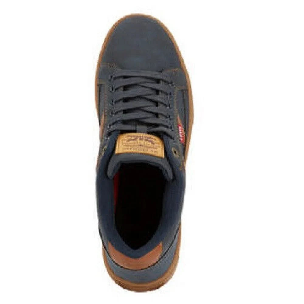 SNEAKERS 9.5 FAIRWAY LACE-UP SHOES LEVIS FM NEW MEN LOW SIZE NAVY/GUM SPORTS