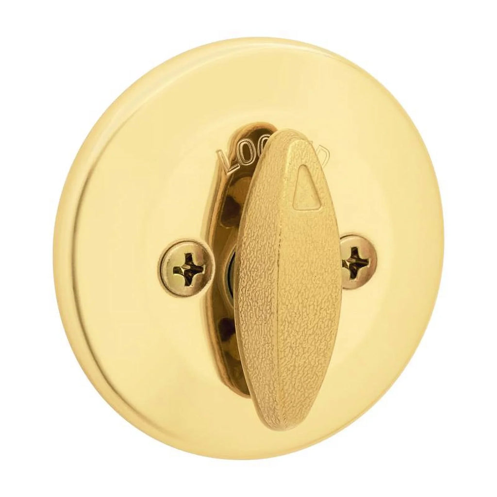 RCAL - Kwikset Deadbolt, 660 SMT Security CP Quantity 1 Polished 3 RCS Brass Single-Cylinder K6