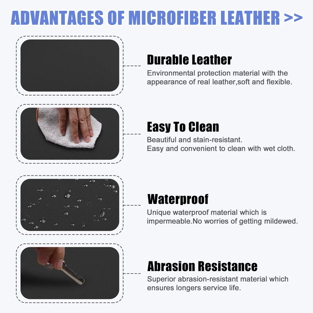 Car for Box Black Seat Highlander Cover Protector 2009-2014 Center Armrest Console Toyota Faux Leather