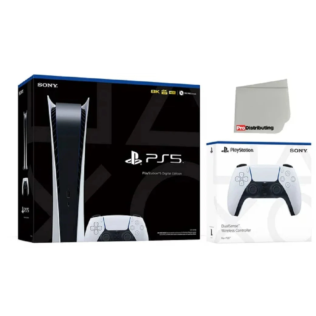 Playstation White Version 5 DualSense Sony CFI-1215B Wireless Controlle Digital