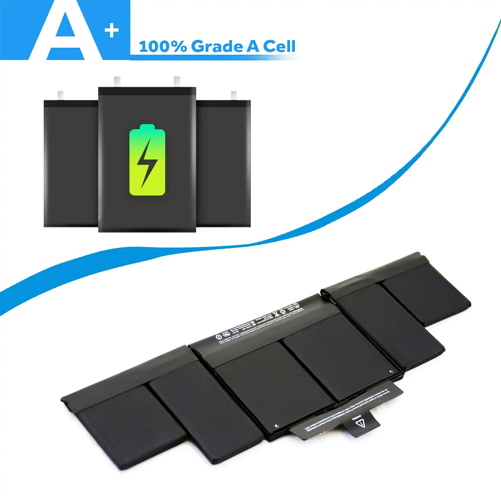 Compatible Book 2014), ME293 (Late Pro Mid 2013 95Wh Battery (11.26V Retina 15" Mac 8440mAh) Mac A1494 ME294 Fits A1398 &