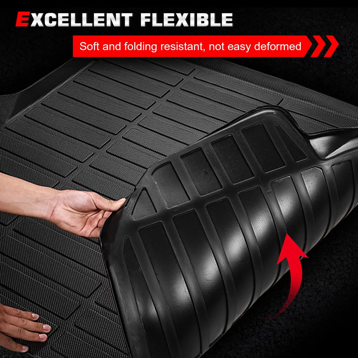 Trunk Pad Compatible Ikon Molded Honda Thermo Protector TPE Rear With Black Protection 2023-2024 Mat Elastomer Car 3D Plastic Tray Liner HR-V, Cover Boot Carpets Weather Motorsports All