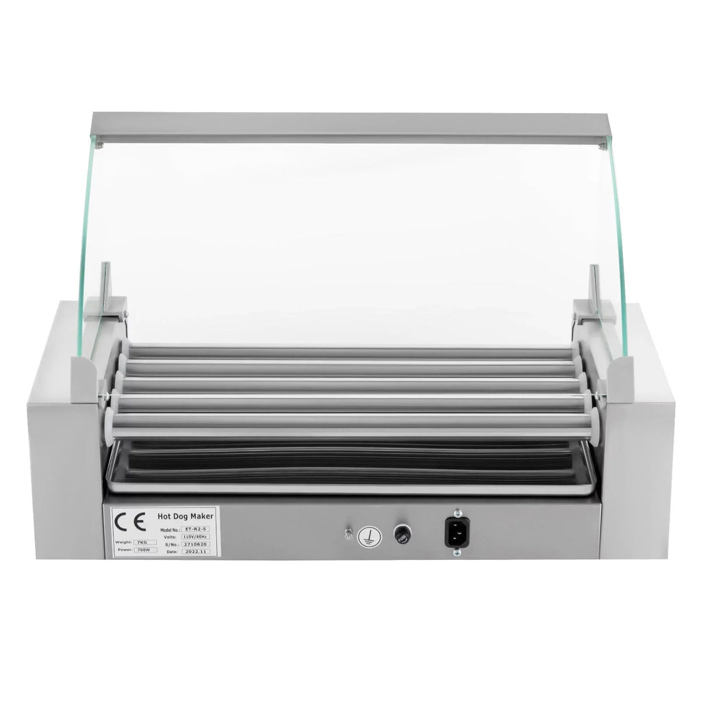 Rollers Stainless Dog 0-250℃ Machine Grilling W/5 110V 12-Hot Set DENEST Sausage Holds