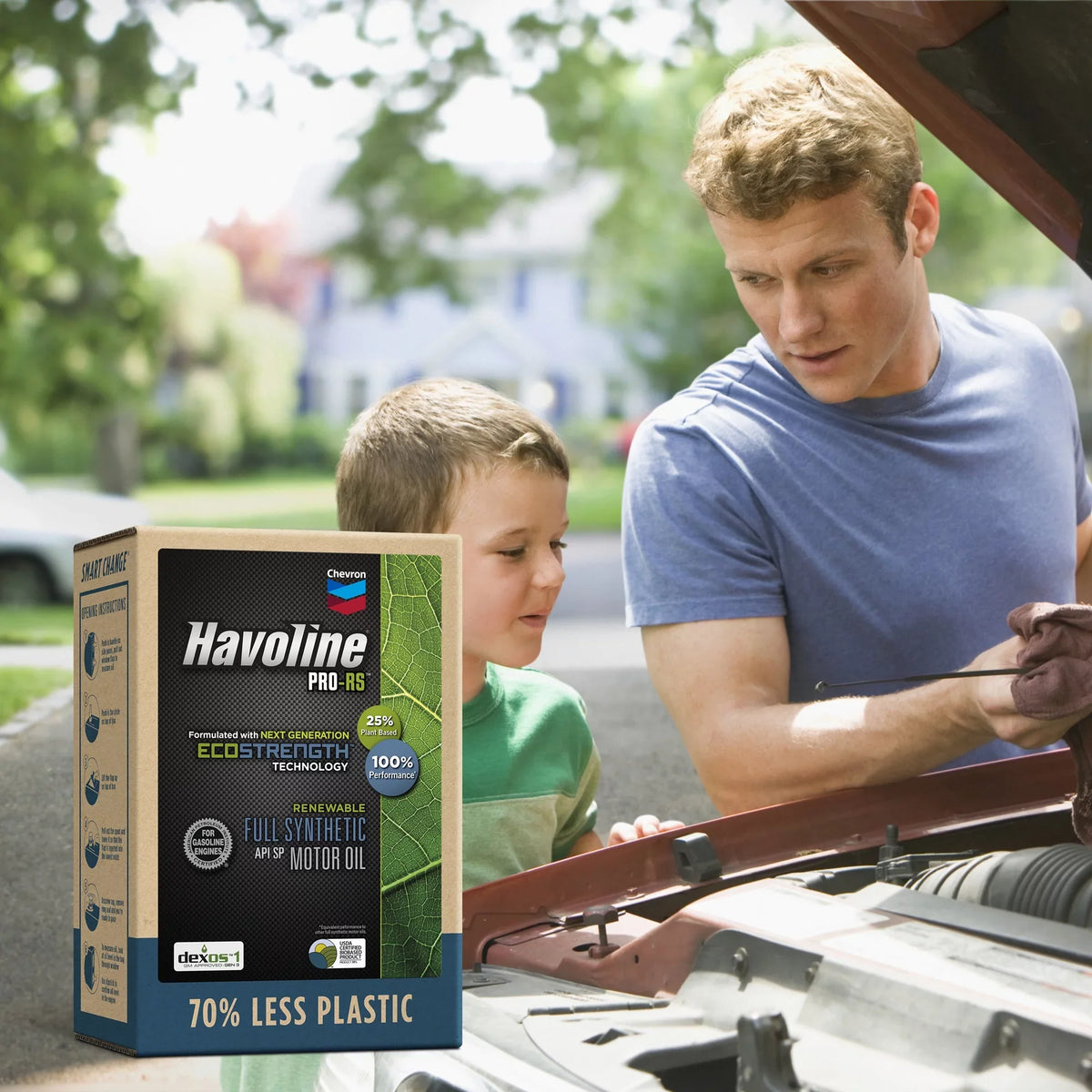Havoline 6Q PRO-RS Box Smart Synthetic Oil Motor Change 5W-20, Renewable