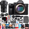 Deco Microphone ART a7 Kit HSM Lens HDR Gear III ILCE-7M3 E-mount Interchangeable with Editing 50mm F1.4 4K Bundle Camera Full Frame Lens Mirrorless Backpack DG and Body Sigma Sony