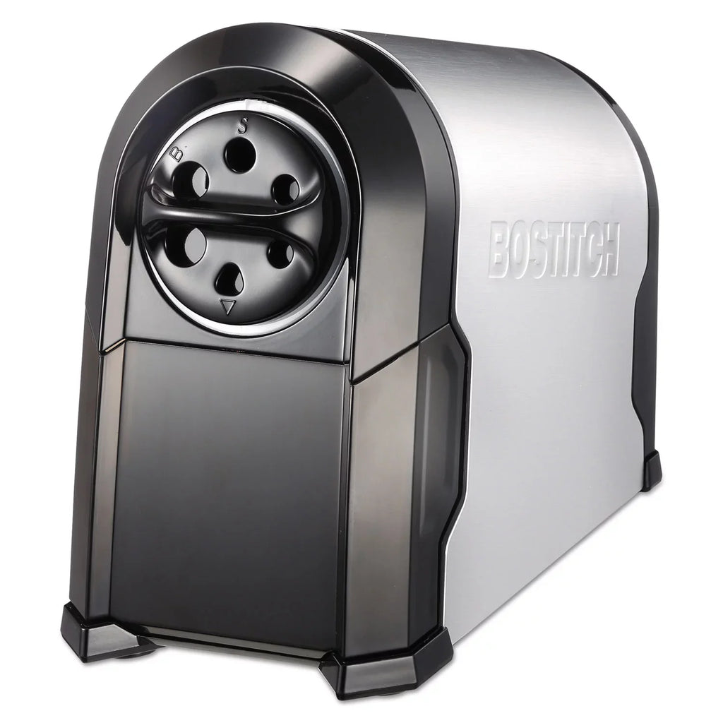 Bostitch 9", Glow Pencil 10.63" X 6.13" Stanley Super Commercial Black/silver Sharpener, Pro Electric X Ac-powered,