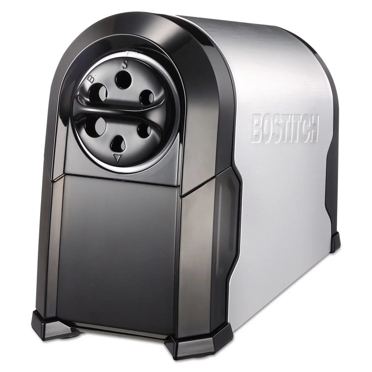 Bostitch 9", Glow Pencil 10.63" X 6.13" Stanley Super Commercial Black/silver Sharpener, Pro Electric X Ac-powered,
