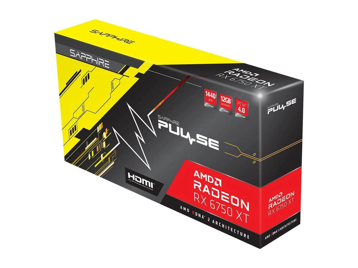 11318-03-20G PCI 12GB RX GDDR6 4.0 Express XT PULSE Radeon Card SAPPHIRE Video 6750 ATX
