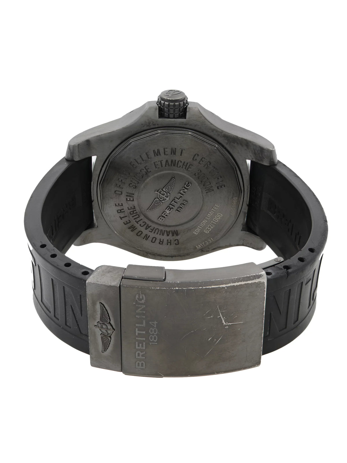 Steel Watch Avenger M17331E2/I530-153S Mens Seawolf II Black Breitling Automatic