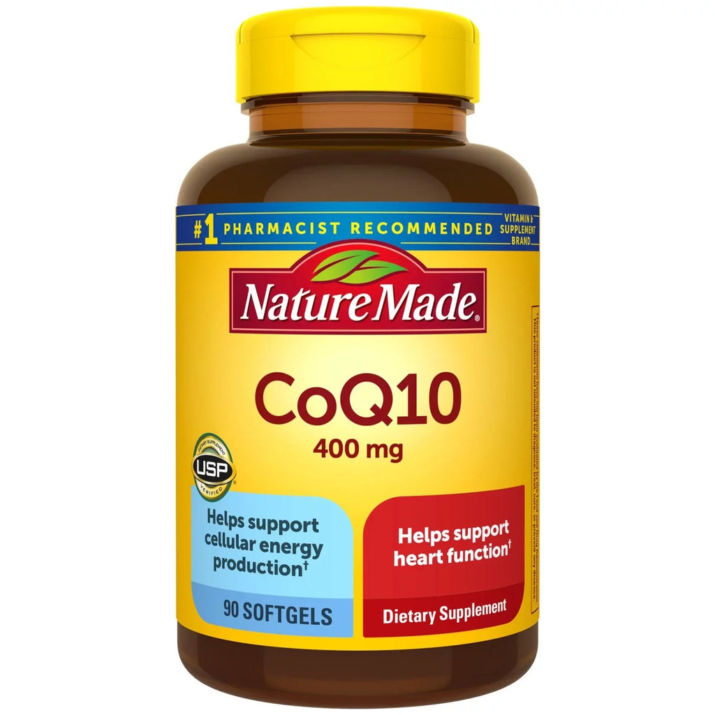 400 Count) Softgels (90 Made mg CoQ10 Nature