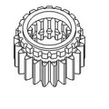 3000 4000 Fits 4200 4100 Gear 5000- RAParts 3610 Coupling Sliding Countershaft 3600 2000