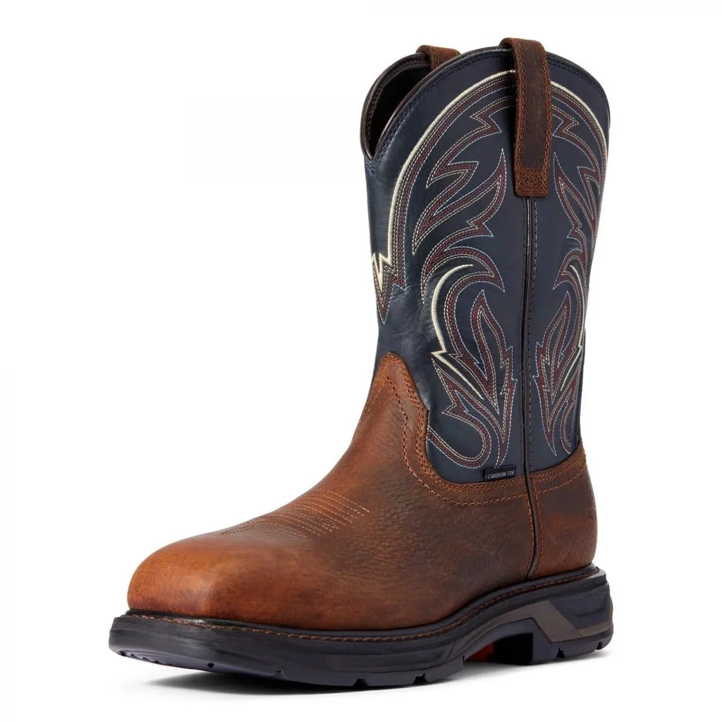 Carbon XT ARIAT Work Workhog Boot Toe Brown Cottonwood