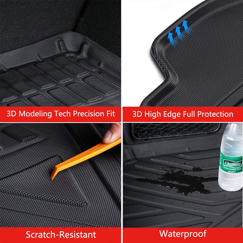 for Waterproof Mat Mats Trunk Liner 2020-2023 Highlander Custom Cargo Toyota