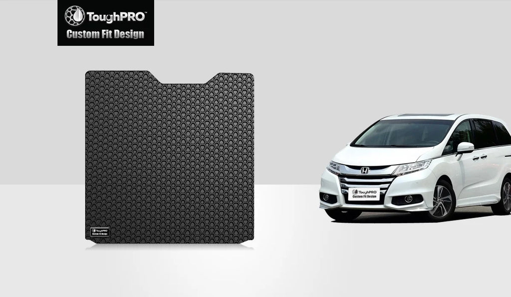 (Made - Mat in HONDA Compatible Cargo with All ToughPRO Rubber 2011 - Odyssey Weather - Duty - Heavy USA) Black