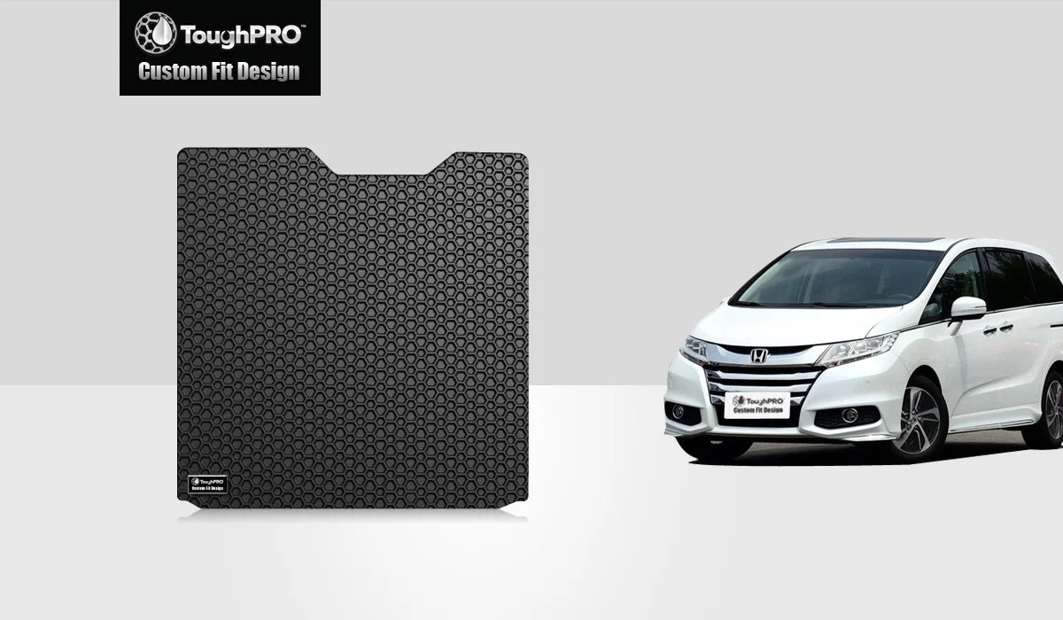 (Made - Mat in HONDA Compatible Cargo with All ToughPRO Rubber 2011 - Odyssey Weather - Duty - Heavy USA) Black