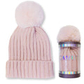 Pom Women's Winter Fur Beanie Box with Faux Hat Vince Camuto Gift