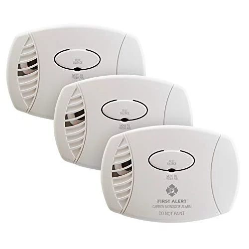 Carbon 3-Pack, ALERT Monoxide Plug-In Detector, CO600 FIRST