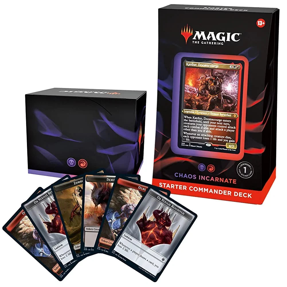 The Commander Starter – Gathering Magic: Deck (Black-Red) Incarnate Chaos