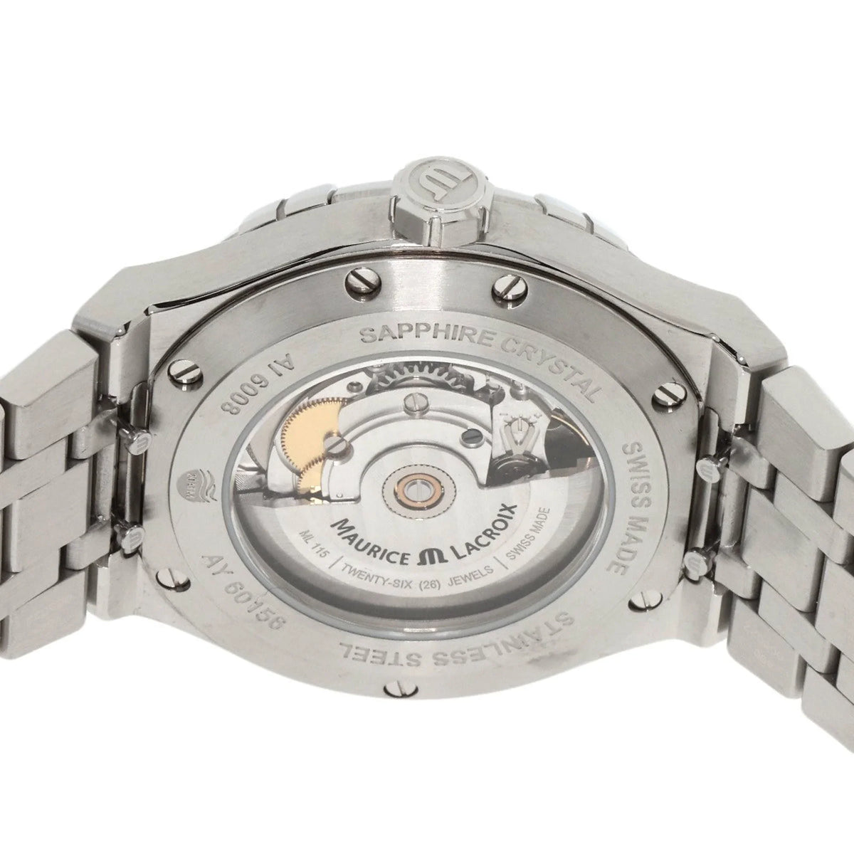 Steel Lacroix Maurice MAURICE Pre-Owned LACROIX SS (Good) Watch Icon AI6008 Men's Stainless