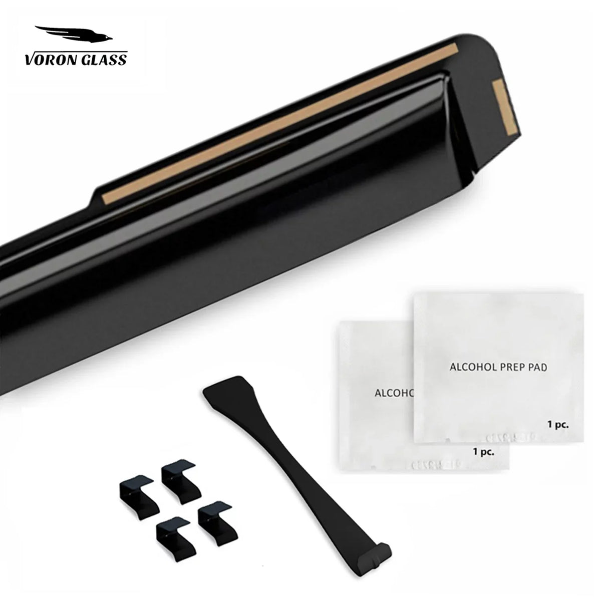 Kia Seltos 4 Visors, Rain Glass in-Channel Guards for Voron Pieces Deflectors, Window Window Durable 2021-2024, 200551 Vent Extra -