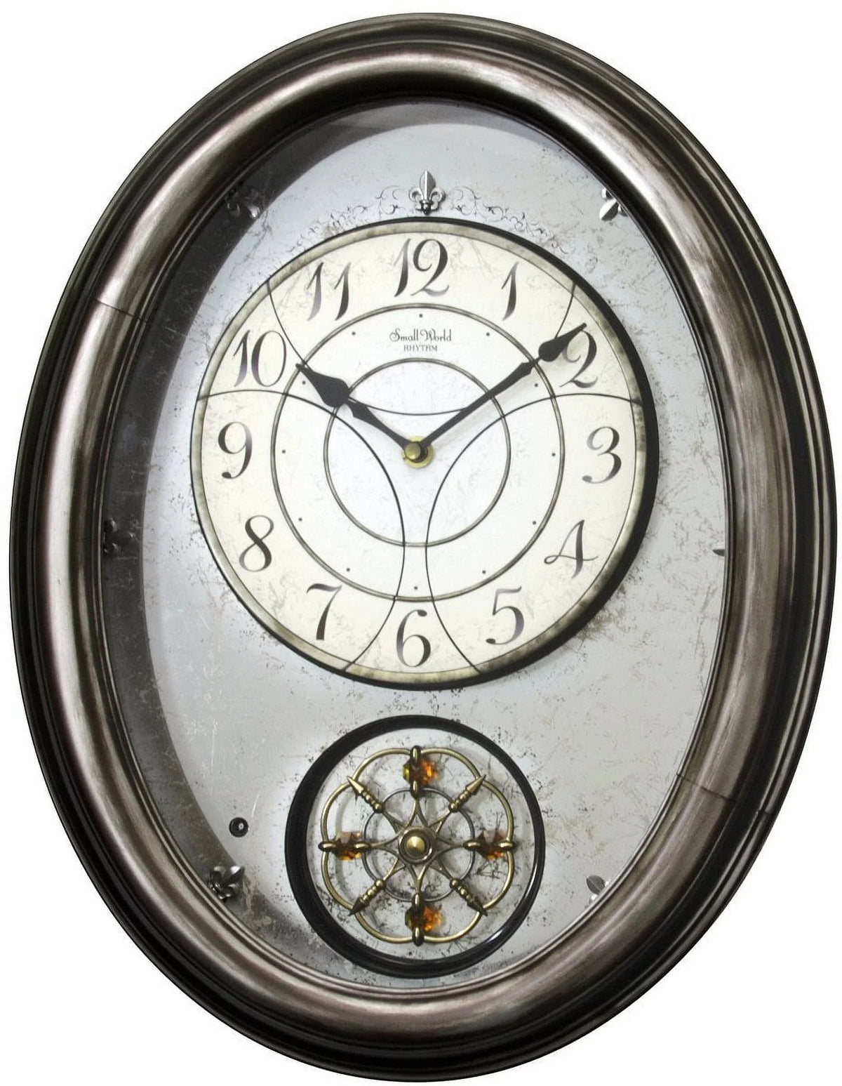 Royal Brilliance Brown Wall Musical Clock