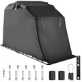 Motorbike Oxford Garage 600D Tent and Shed with Shelter Waterproof Storage Shed, Weight Black Bag, Anti-UV, Motorcycle Lock Shelter Duty 106.3"x41.3"x62.9" Heavy VEVORbrand