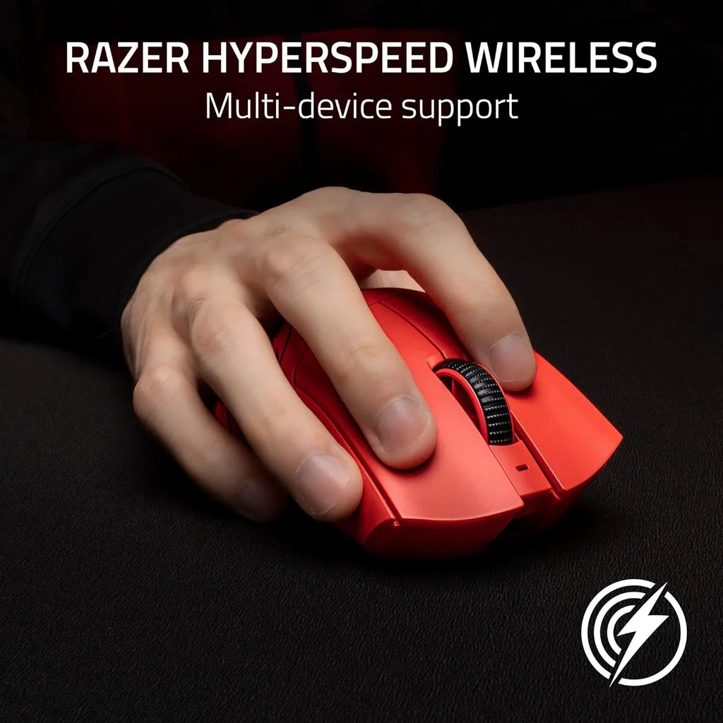 leggero Ottico Ergonomico Leggero DeathAdder E-Sport Mouse Wireless Wireless V3 (Design per Interruttori Focus Pro Mouse Edition da 30K, Gen-3, Razer Faker 63g, HyperSpeed) - Sensore Pro del