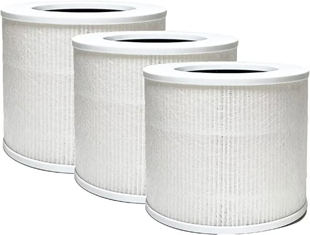 HEPA Replacement Nispira For True Filter Smoke, Activated Portable Pure Carbon 3-in-1 Pack Air Proton Remove Purifier 3