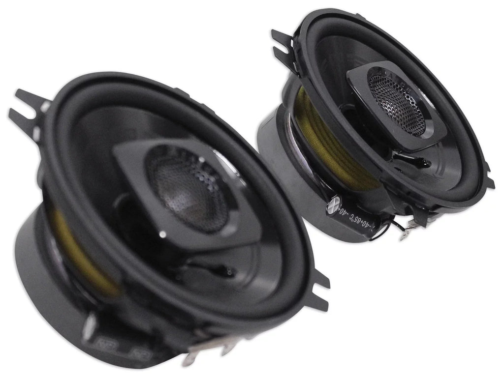 Amp Audio Tower (2) For 4" 2-Channel Polk Chrome ATV/UTVCART Speakers+MTX