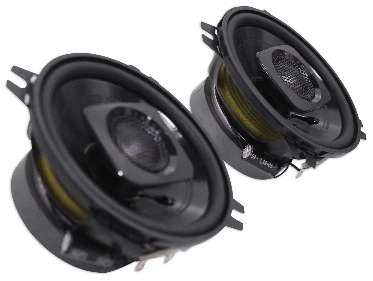 Amp Audio Tower (2) For 4" 2-Channel Polk Chrome ATV/UTVCART Speakers+MTX
